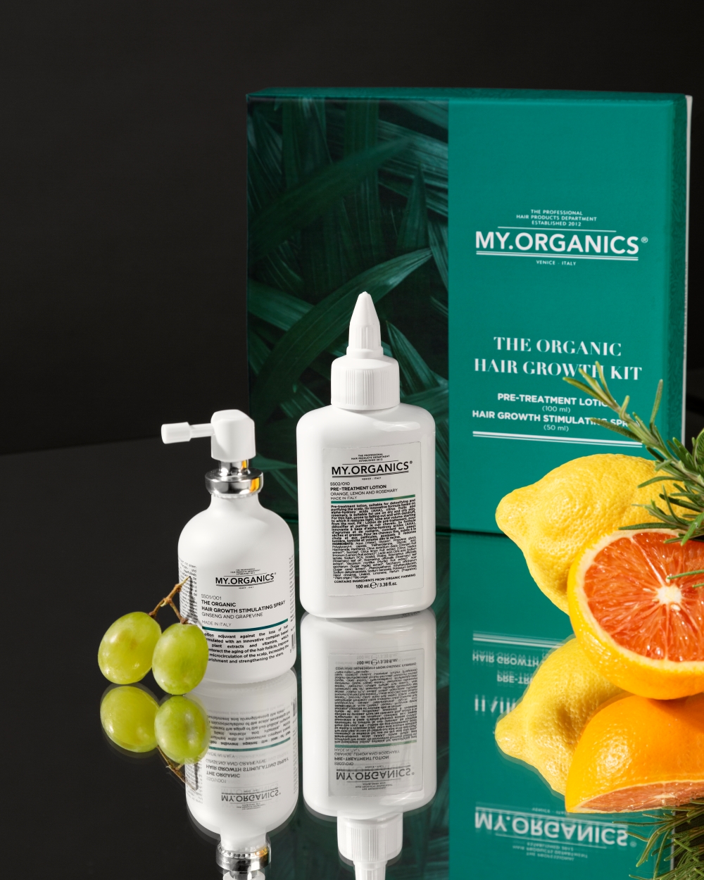  【OnTheList 會員專享】6折意大利My Organics 強效防脫髮經典禮盒 + 港幣500元水療禮券