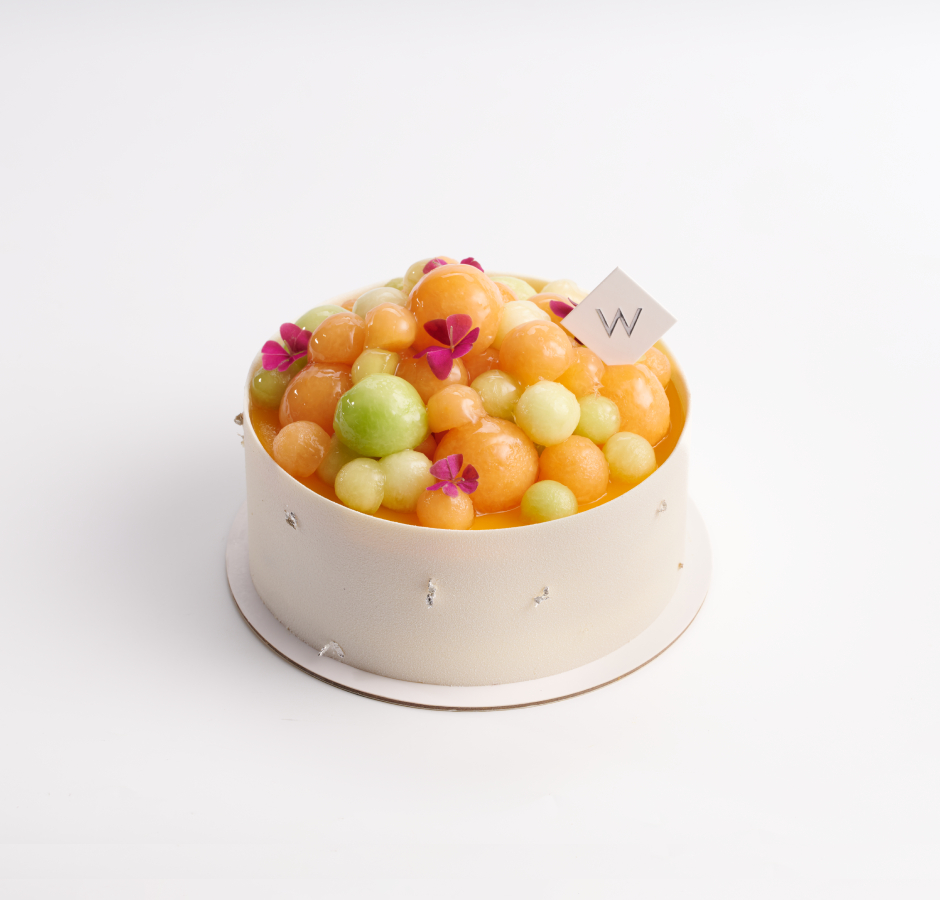 Jasmine Cantaloupe Chiffon Cake