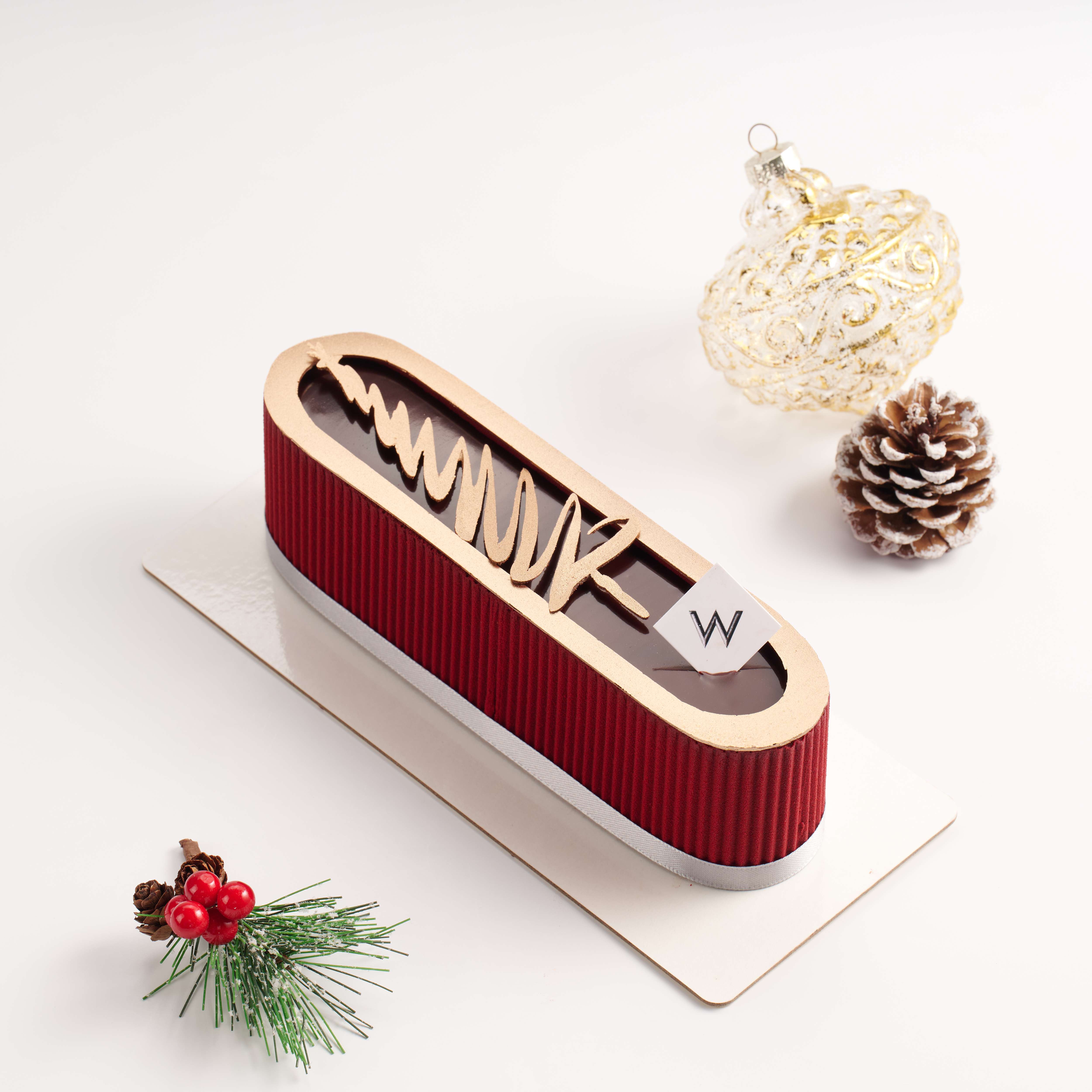 Marron with Rum Raisin Yule Log Marron with Rum Raisin Yule Log