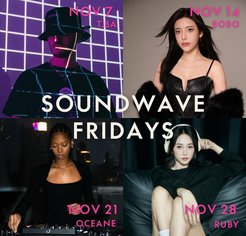 【11月】WOOBAR SOUNDWAVE FRIDAYS 派對
