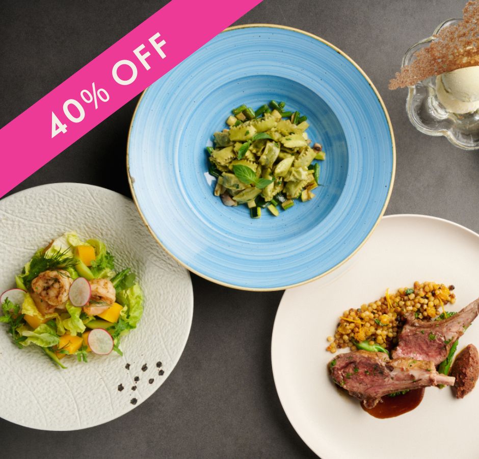 【40% OFF】WOOBAR Set Lunch Delight for 2 persons