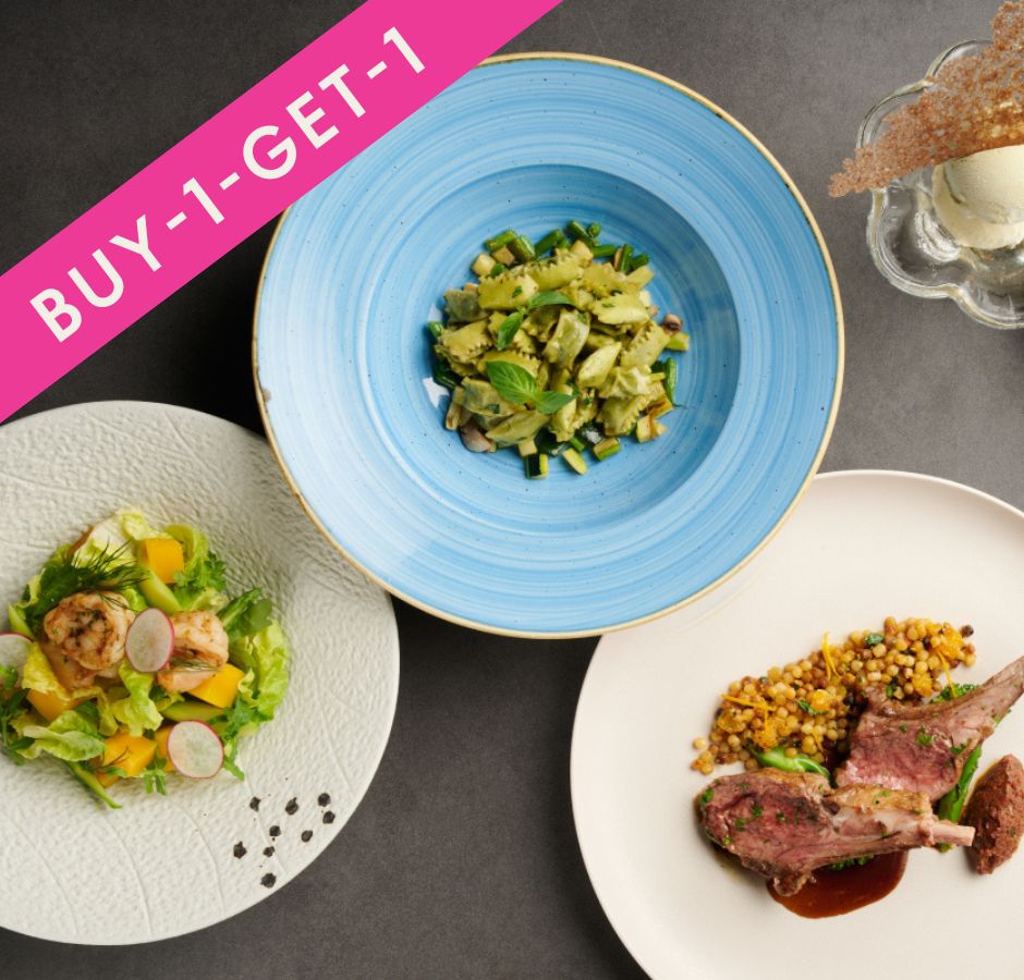 【Buy-1-Get-1】WOOBAR Set Lunch Delight for 2 persons