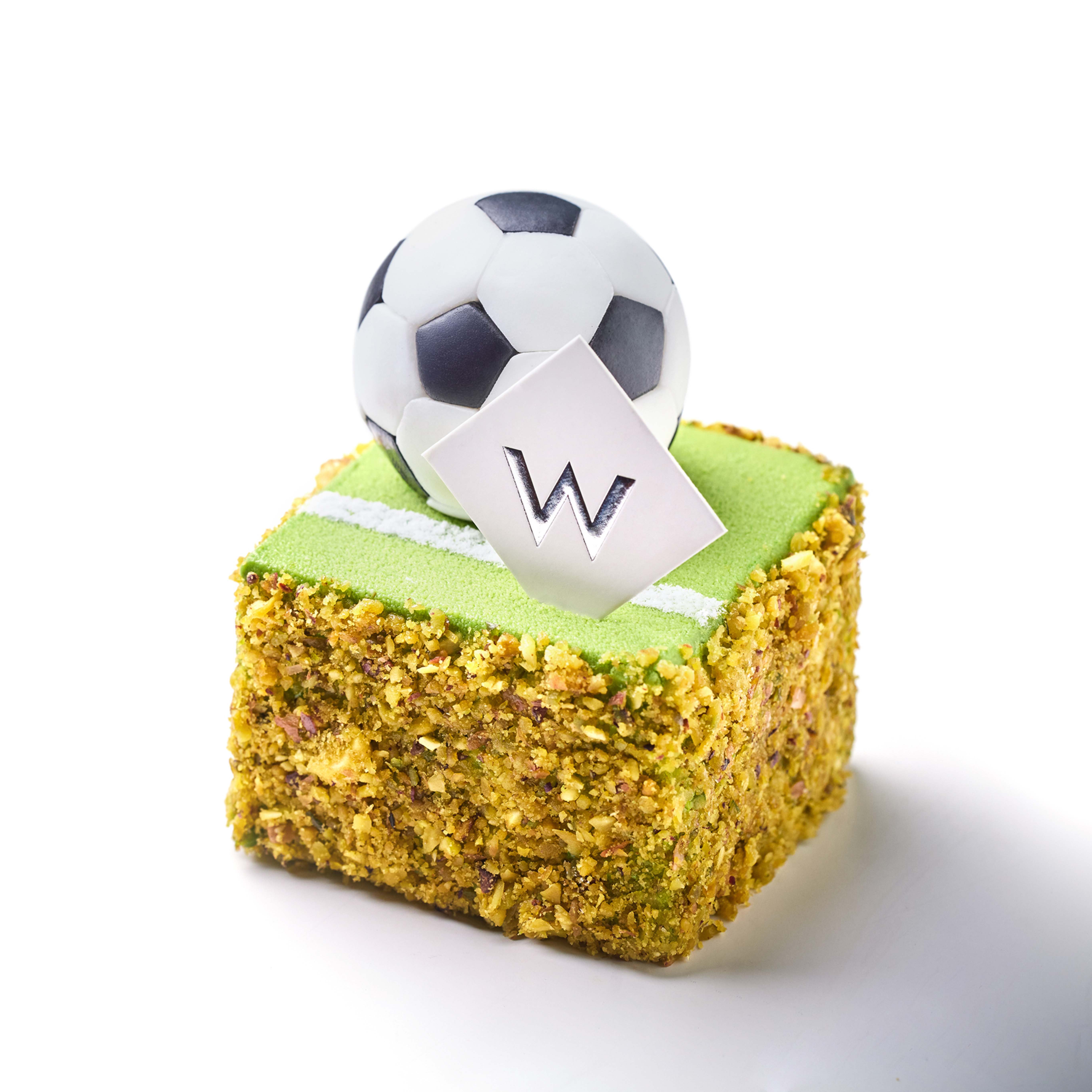 Stadium Green – Pistachio Opera Cake